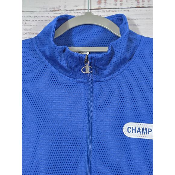 Champion Men's standard fit mesh full zip track jacket size large - Picture 4 of 6